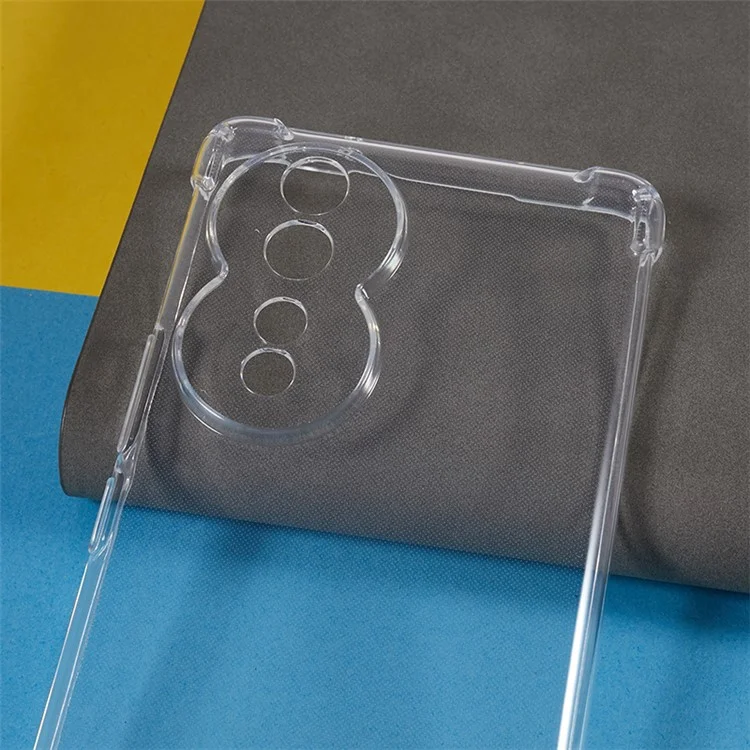 Funda de TPU para teléfono para Honor 80 5G, protección transparente anti-caída para las esquinas Funda protectora para teléfono