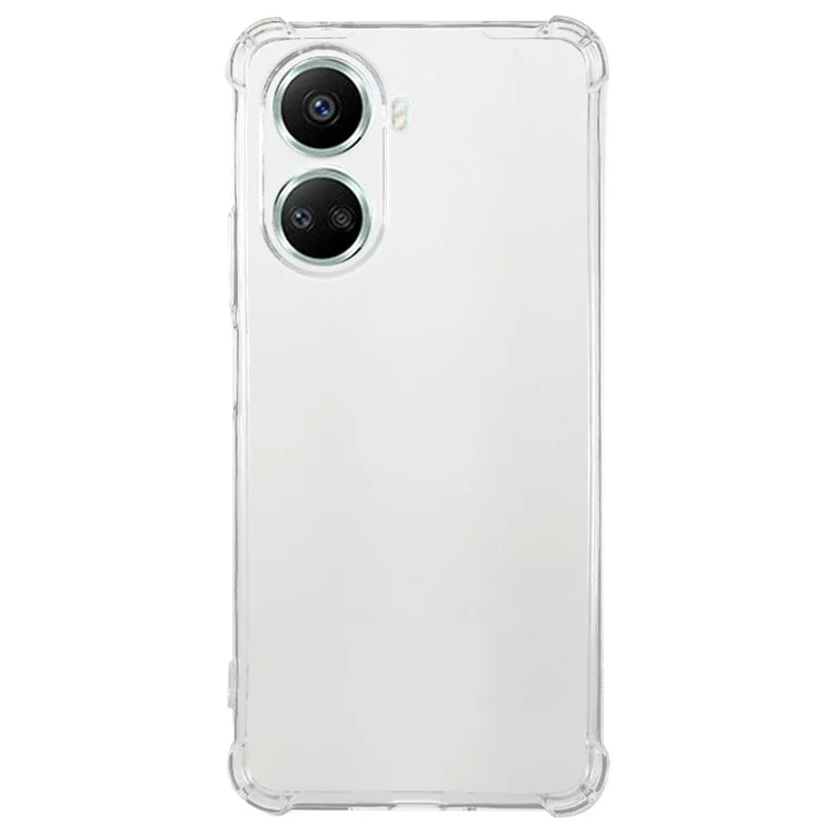 Für Huawei nova 10 SE 4G Soft TPU Handyhülle Transparenter verstärkter Ecken-Telefonschutz