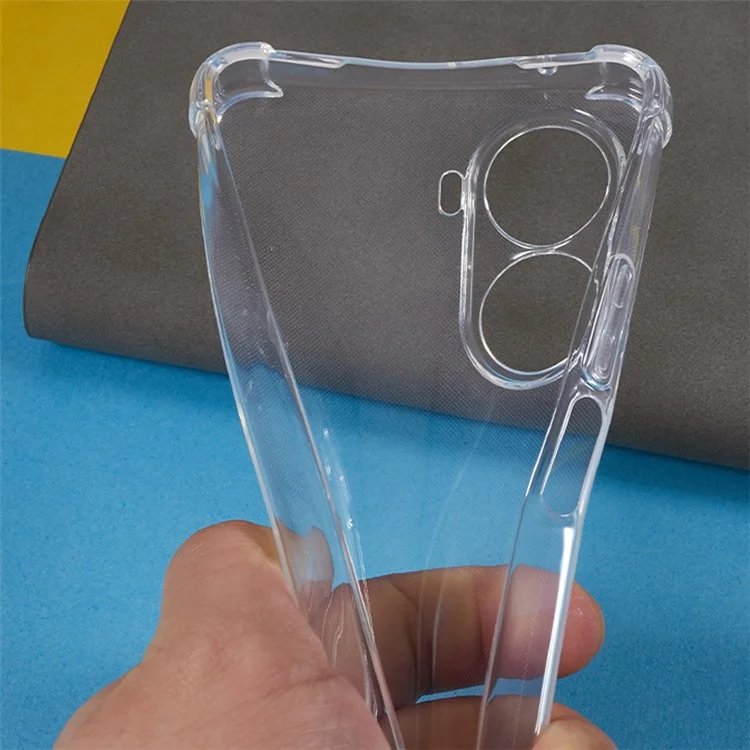 Für Huawei nova 10 SE 4G Soft TPU Handyhülle Transparenter verstärkter Ecken-Telefonschutz
