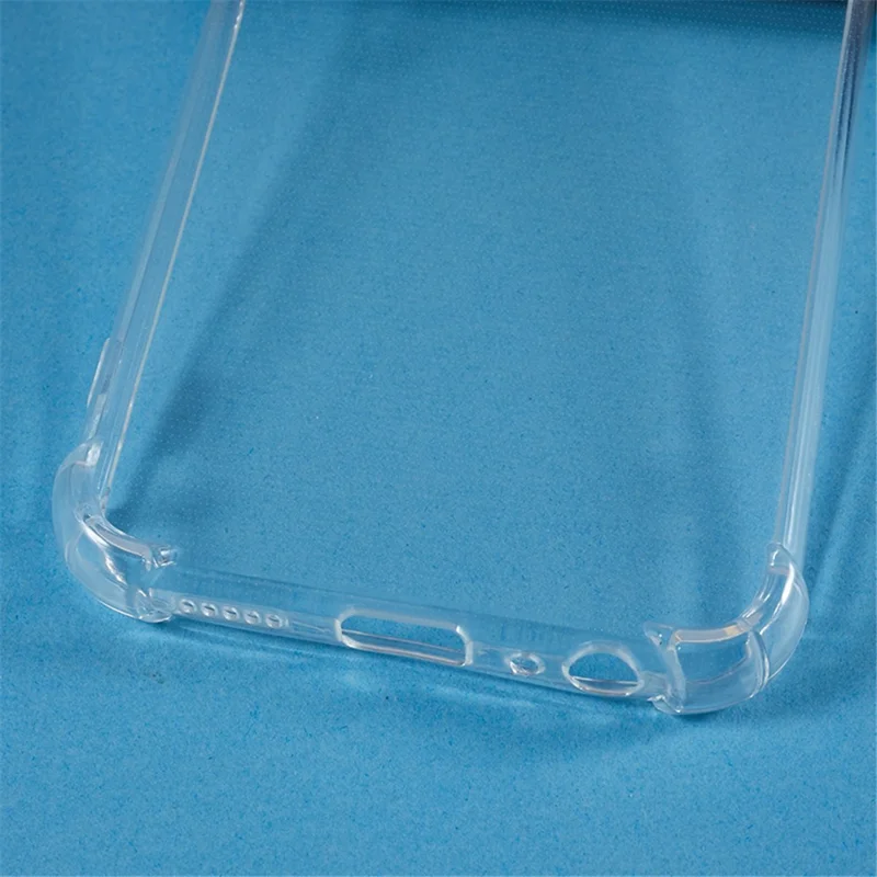 For Honor Play6C 4G Transparent Flexible TPU Phone Cover Shockproof Corner Phone Case