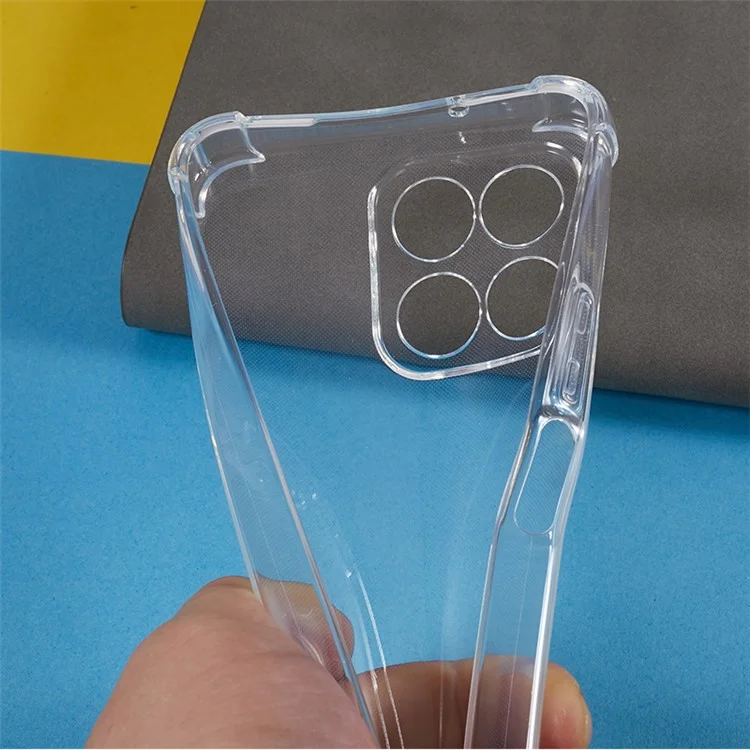 For Honor X8 5G Drop-proof Corner Phone Case Transparente weiche TPU-Handyhülle