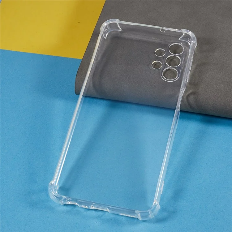 For Samsung Galaxy A13 4G Shockproof Corner Phone Case Flexible TPU Clear Phone Cover