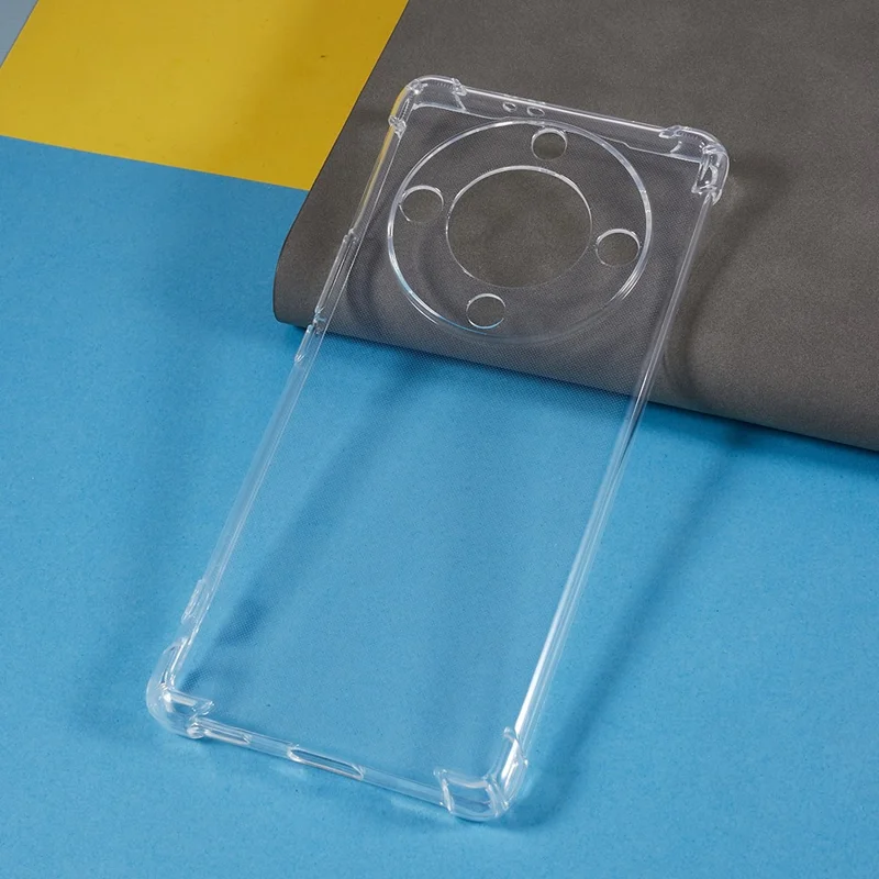 Capa de Telefone TPU Suave Para Honra X9a 5g, Capa Transparente à Prova de Gota de Canto Reforçado