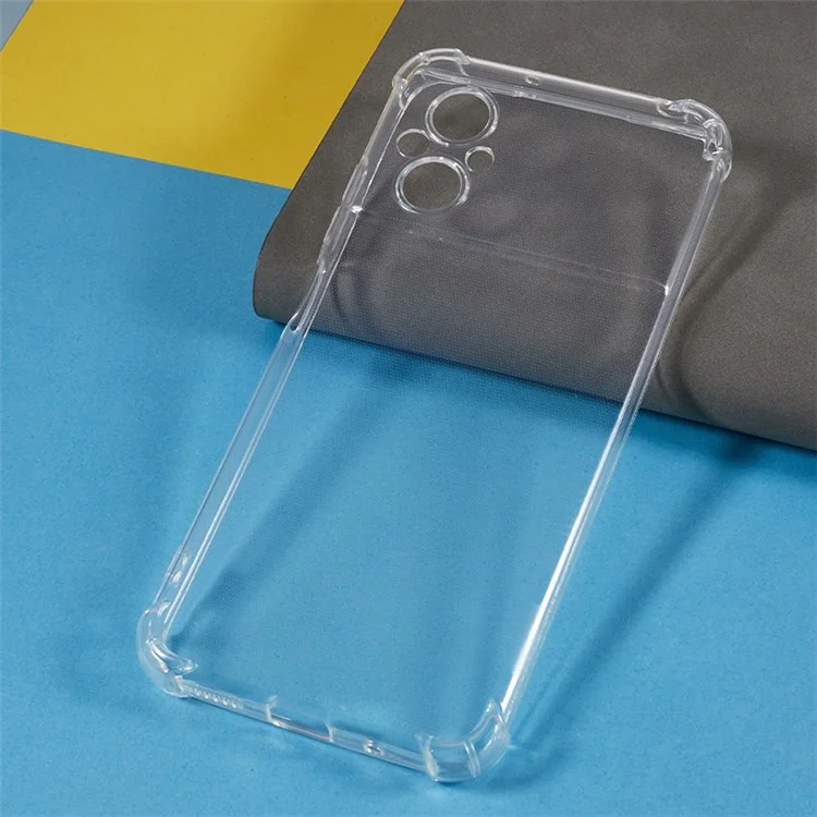Custodia posteriore trasparente per Xiaomi Poco M5 4G Angoli rinforzati Custodia per telefono in TPU antishock