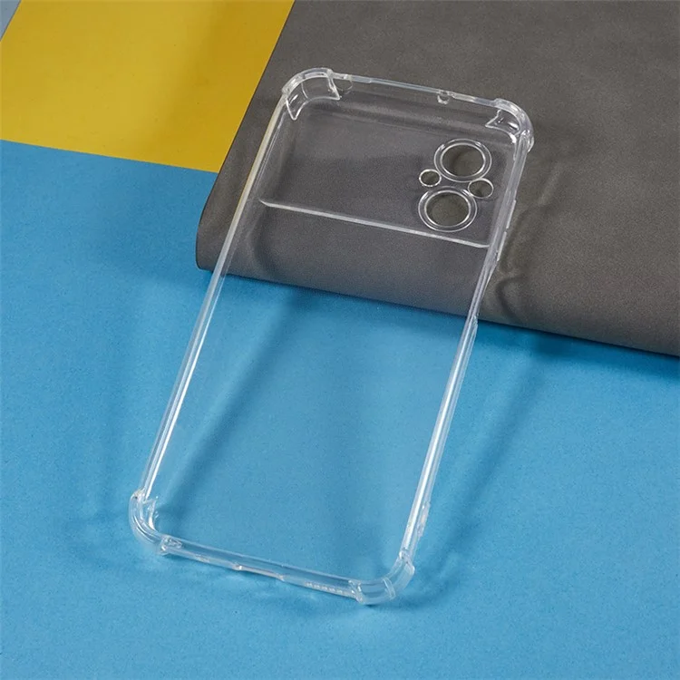 Custodia posteriore trasparente per Xiaomi Poco M5 4G Angoli rinforzati Custodia per telefono in TPU antishock