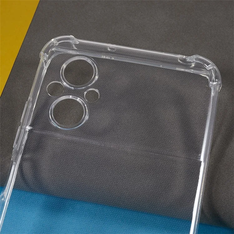 Custodia posteriore trasparente per Xiaomi Poco M5 4G Angoli rinforzati Custodia per telefono in TPU antishock