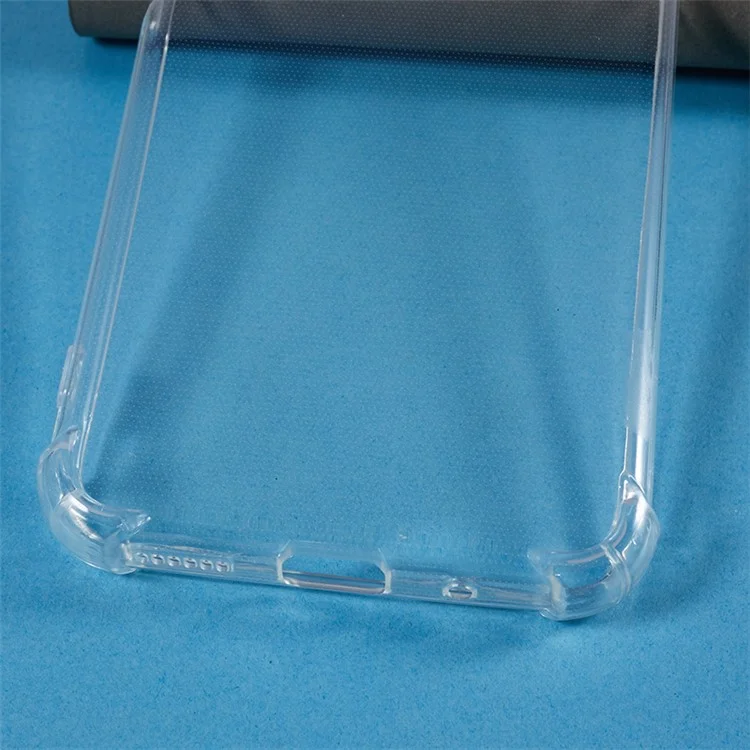 Custodia posteriore trasparente per Xiaomi Poco M5 4G Angoli rinforzati Custodia per telefono in TPU antishock