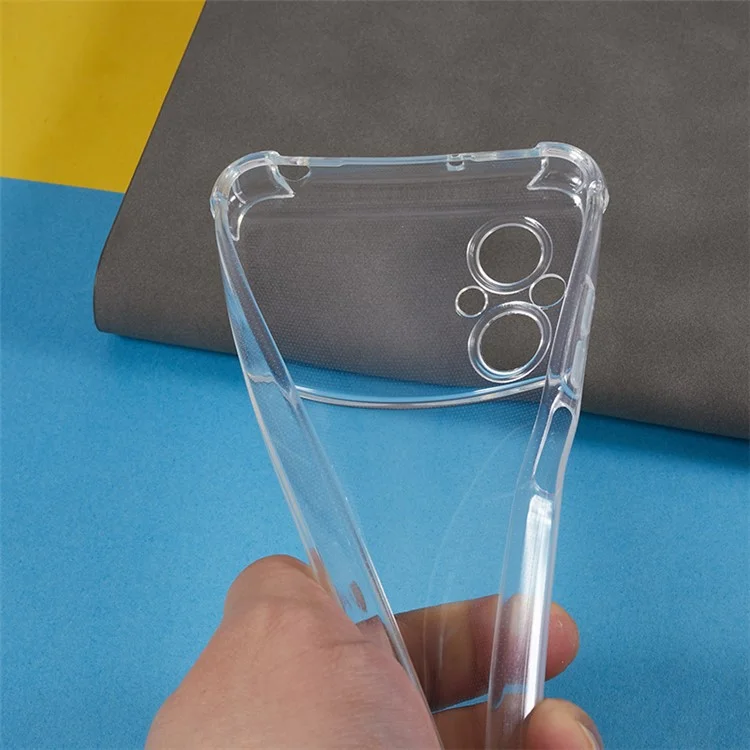 Custodia posteriore trasparente per Xiaomi Poco M5 4G Angoli rinforzati Custodia per telefono in TPU antishock