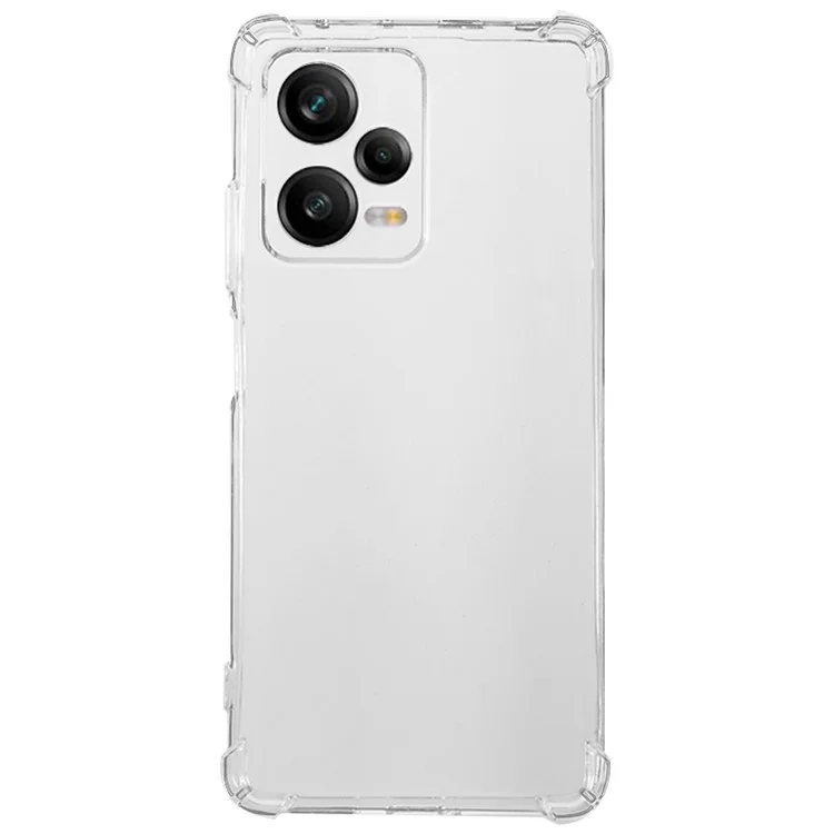 TPU-Schale für Xiaomi Redmi Note 12 Pro+ 5G, verstärkte Ecken, stoßfeste Transparente Handyhülle