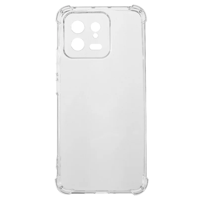 TPU Shell for Xiaomi 13 Reinforced Corners Back Cover Scratch Resistant Transparent Phone Case