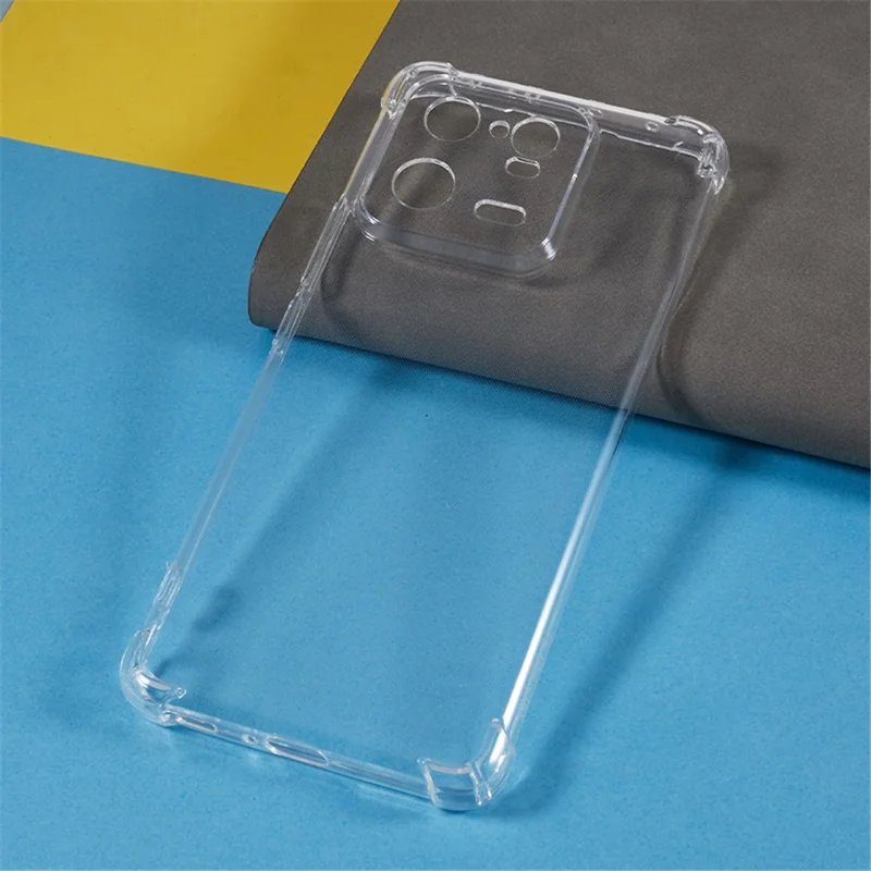 Transparent TPU Shell for Xiaomi 13 Pro 5G Reinforced Corners Anti-drop Cover Phone Protective Case