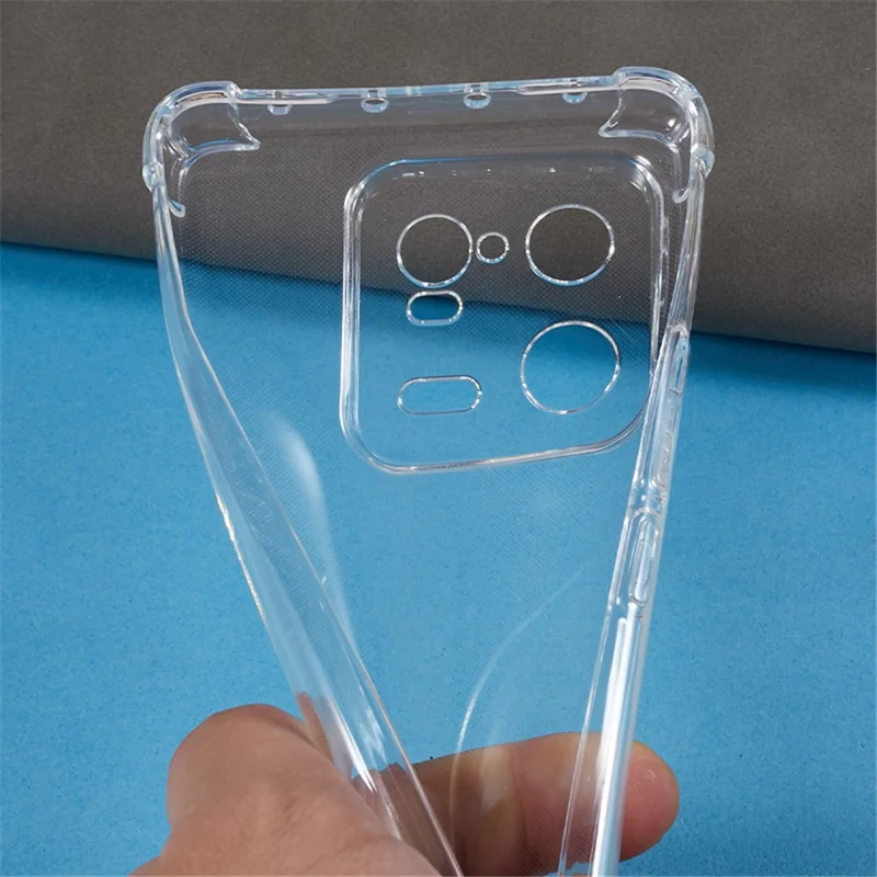 Transparent TPU Shell for Xiaomi 13 Pro 5G Reinforced Corners Anti-drop Cover Phone Protective Case