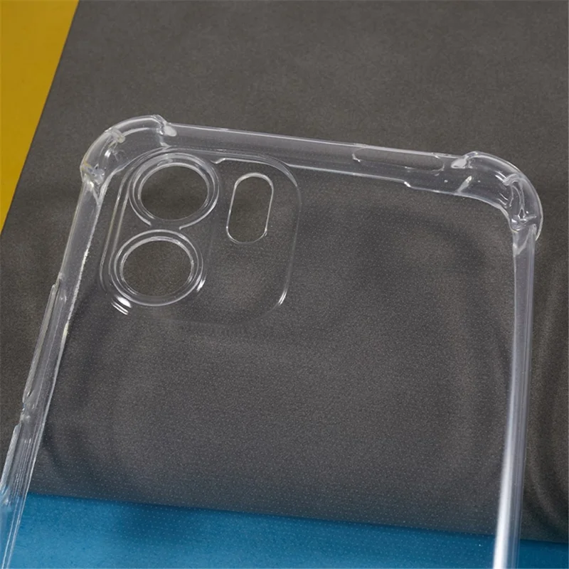 For Xiaomi Redmi A1 4G / A2 4G Anti-drop Phone Case Transparent Scratch-resistant TPU Cover