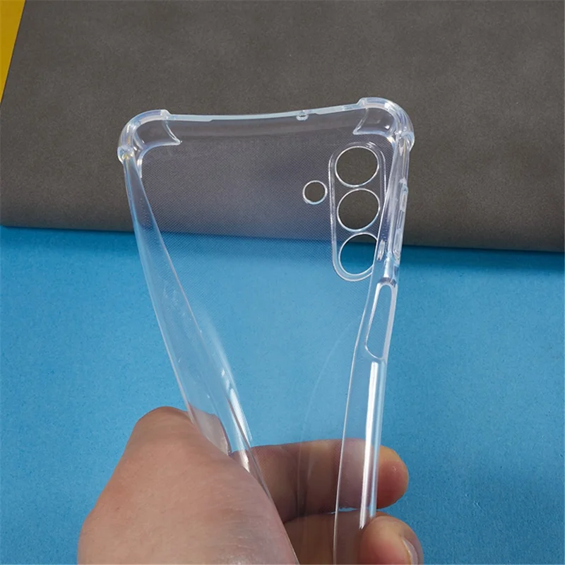 Capa de Telemóvel em TPU Transparente para Samsung Galaxy A13 5G / A04s 4G (164,7 mm), Cantos Reforçados, Proteção Contra Quedas