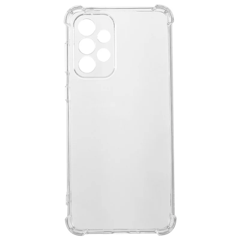 For Samsung Galaxy A33 5G Soft TPU Phone Case Transparent Reinforced Corners Anti-drop Cover