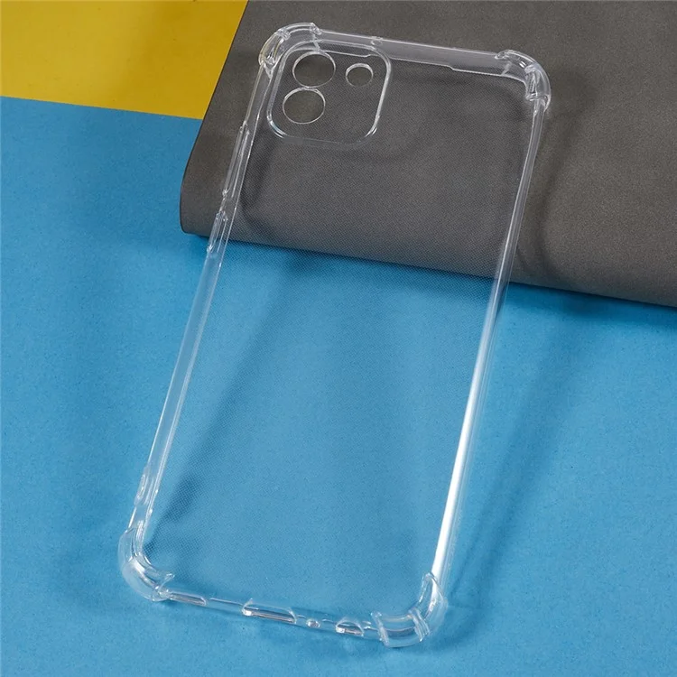 Custodia per telefono in TPU per Samsung Galaxy A03 (164,2 x 75,9 x 9,1 mm) Custodia per telefono antiurto trasparente