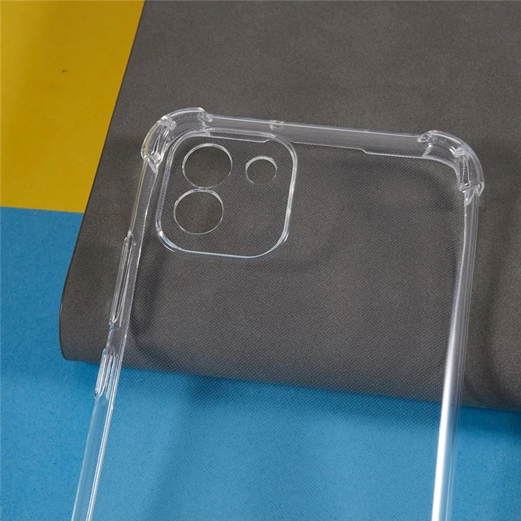 Custodia per telefono in TPU per Samsung Galaxy A03 (164,2 x 75,9 x 9,1 mm) Custodia per telefono antiurto trasparente