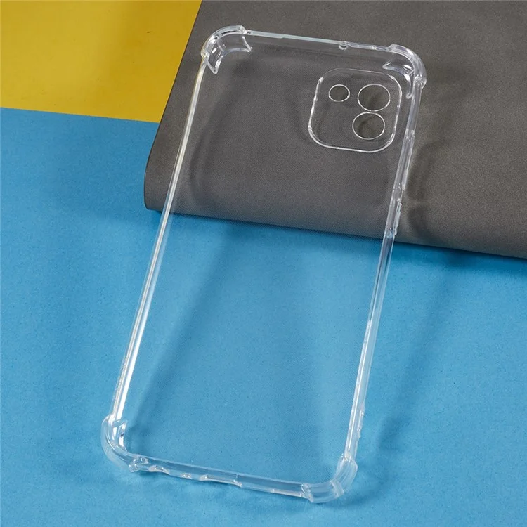 Custodia per telefono in TPU per Samsung Galaxy A03 (164,2 x 75,9 x 9,1 mm) Custodia per telefono antiurto trasparente