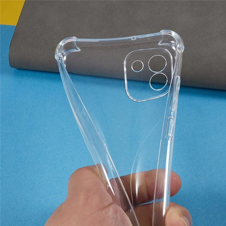 Custodia per telefono in TPU per Samsung Galaxy A03 (164,2 x 75,9 x 9,1 mm) Custodia per telefono antiurto trasparente