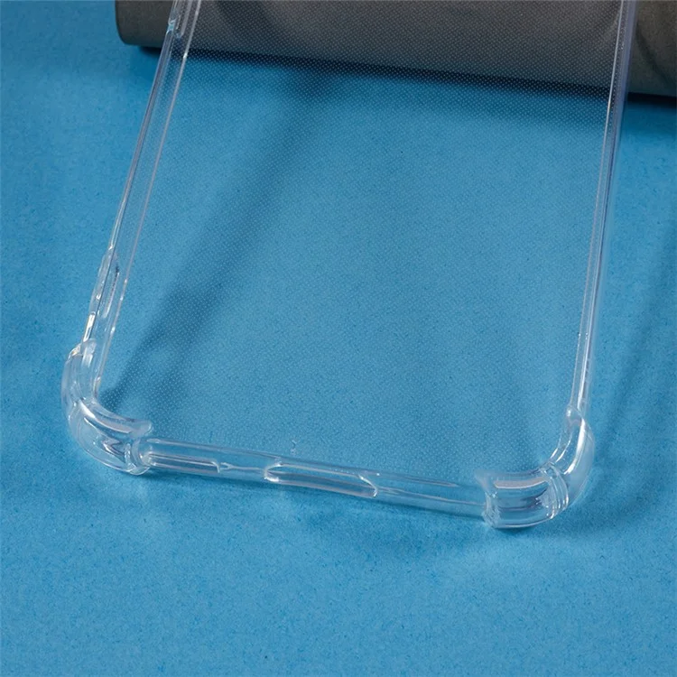 For Samsung Galaxy S22 5G Back Cover Transparent Reinforced Corners Anti-drop TPU Phone Case