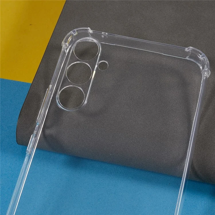 Pour Samsung Galaxy A54 5G Transparent TPU Case Thickened Corner Anti-drop Phone Cover