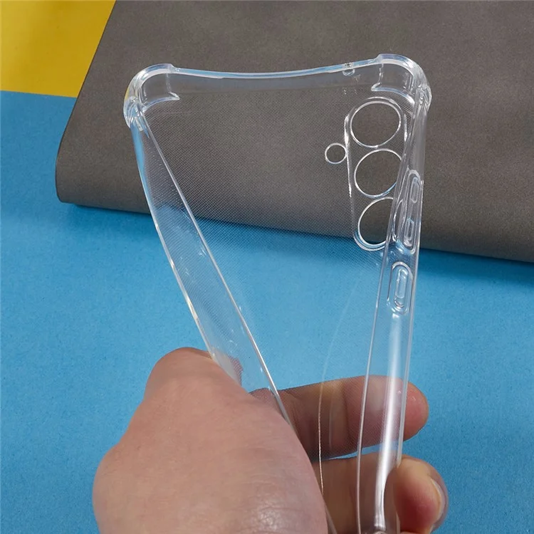 Pour Samsung Galaxy A54 5G Transparent TPU Case Thickened Corner Anti-drop Phone Cover
