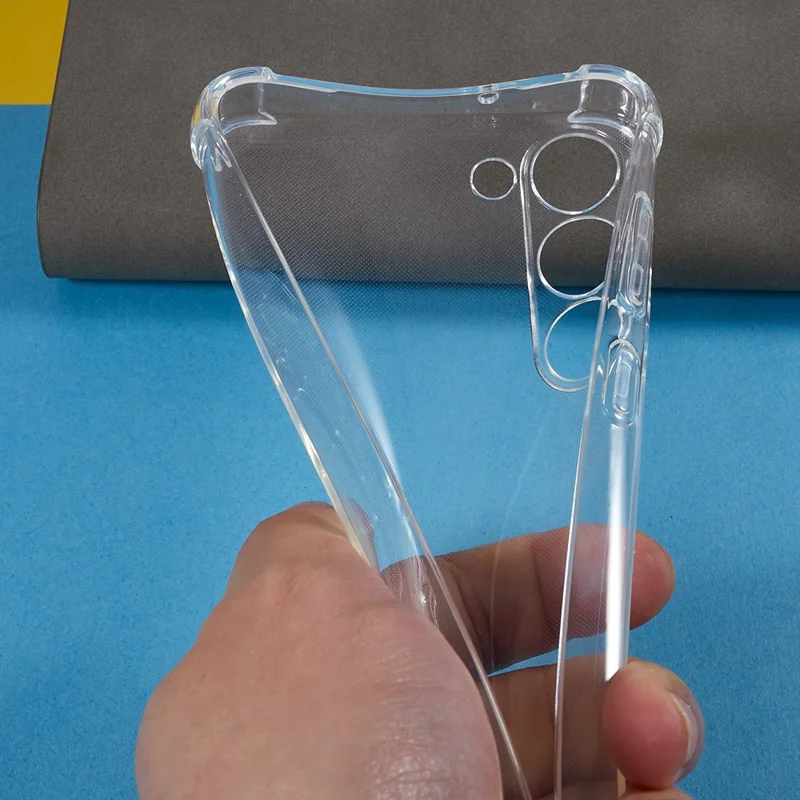 Per Samsung Galaxy S23+ Transparent TPU Case Angoli Rinforzati Custodia Antiurto per Telefono