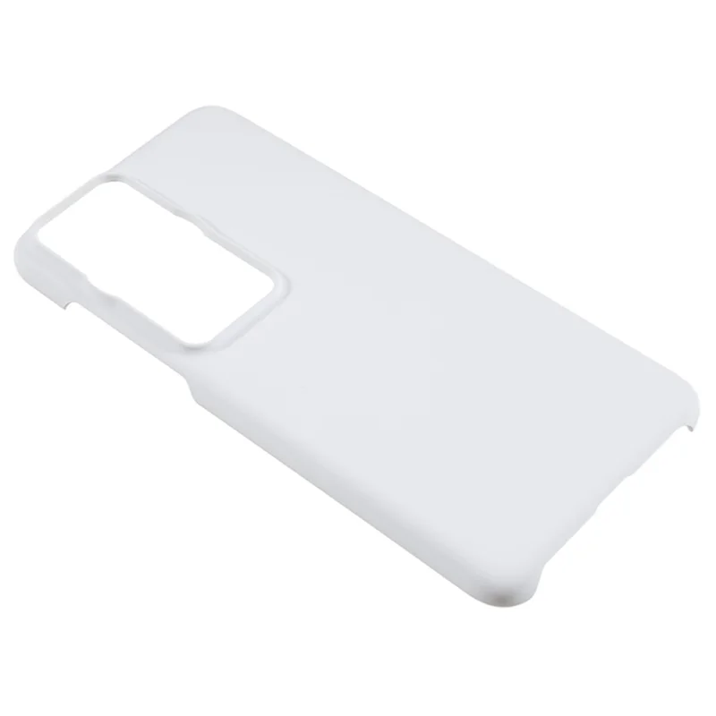 For Huawei P60 / P60 Pro Rubberized Phone Case Anti-scratch Hard PC Phone Back Cover - White