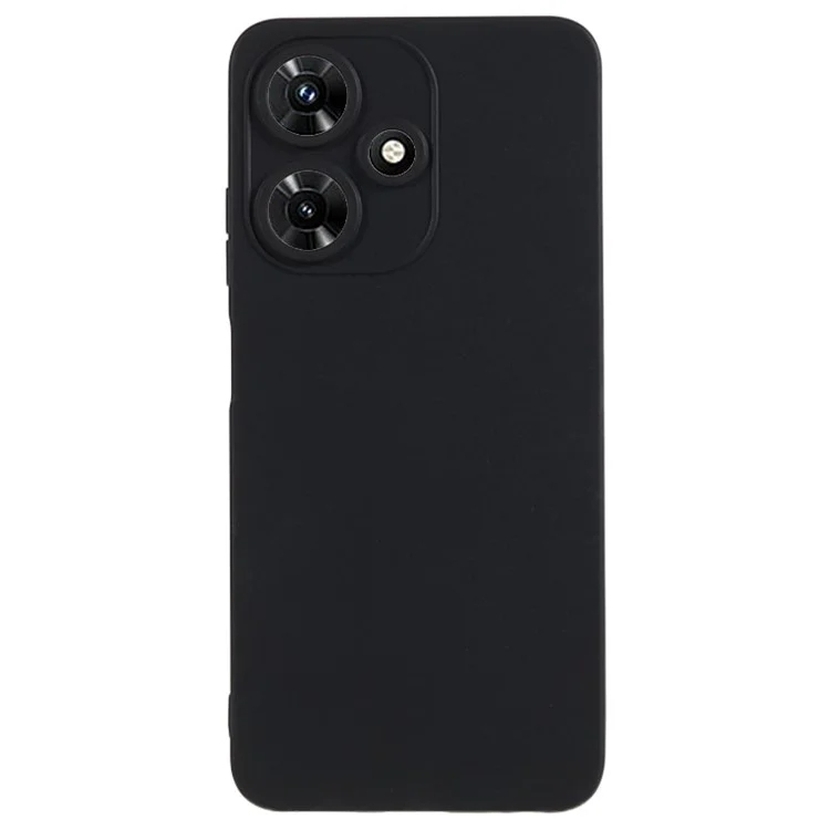 Flexible TPU Phone Case for Infinix Hot 30 , Anti-Scratch Matte Phone Cover - Black