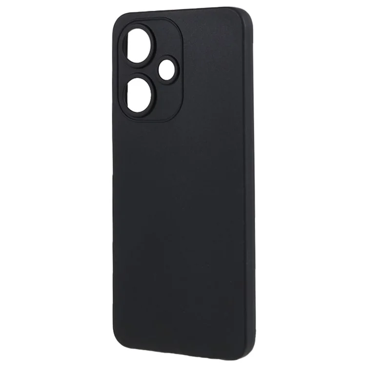 Flexible TPU Phone Case for Infinix Hot 30 , Anti-Scratch Matte Phone Cover - Black