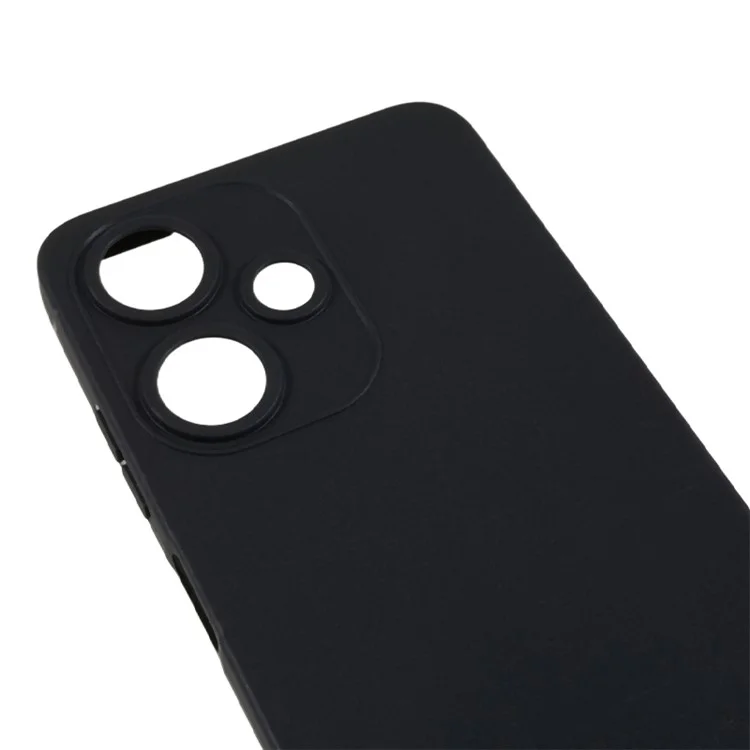 Flexible TPU Phone Case for Infinix Hot 30 , Anti-Scratch Matte Phone Cover - Black