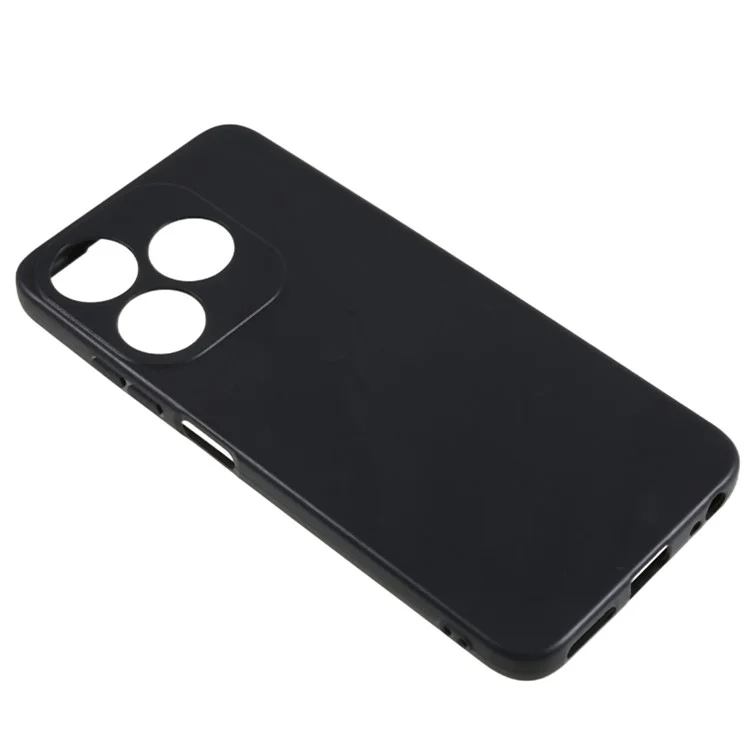 TPU Phone Case for TECNO Spark 10 4G Anti-Scratch Protective Matte Cell Phone Cover - Black