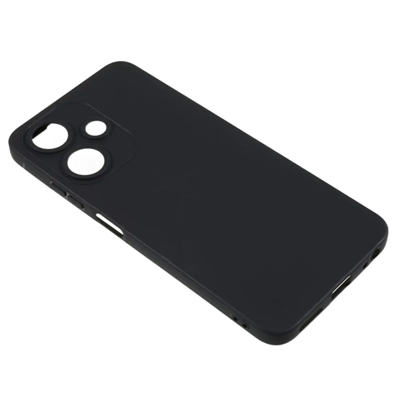 Pour Infinix Hot 30i Matte Finish Smartphone Cover Anti-Scratch TPU Phone Case - Noir