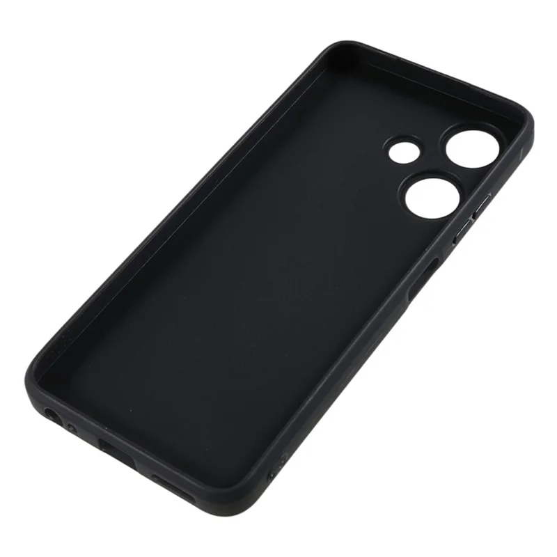 Pour Infinix Hot 30i Matte Finish Smartphone Cover Anti-Scratch TPU Phone Case - Noir
