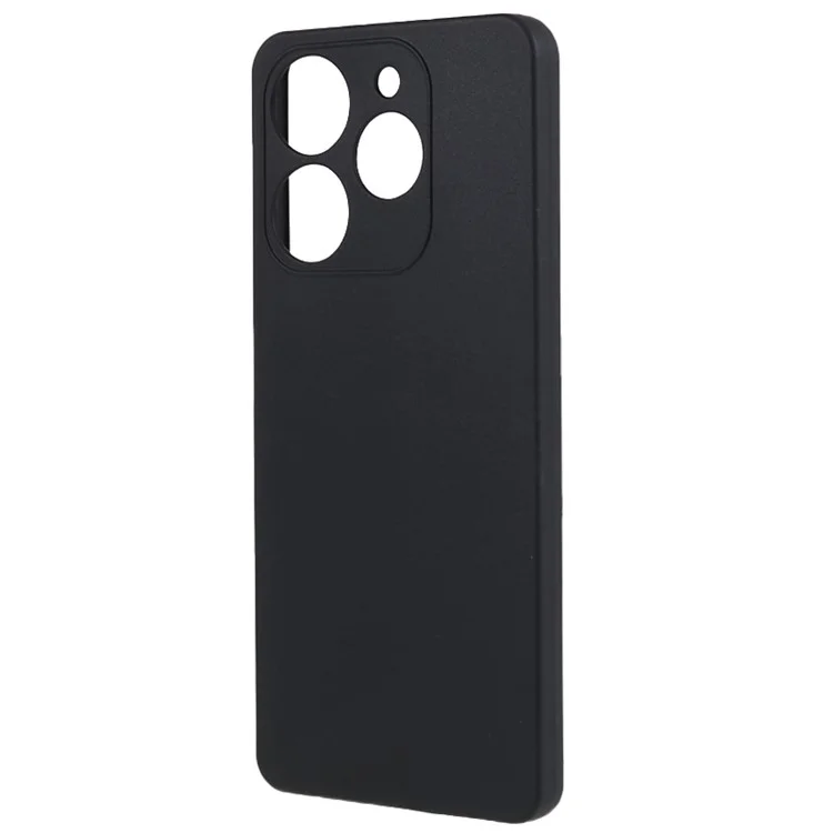 Para TECNO Spark 10 Pro Acabamento Fosco Capa de Telefone Caso Proteção Anti-Risco TPU Capa de Telefone - Preto