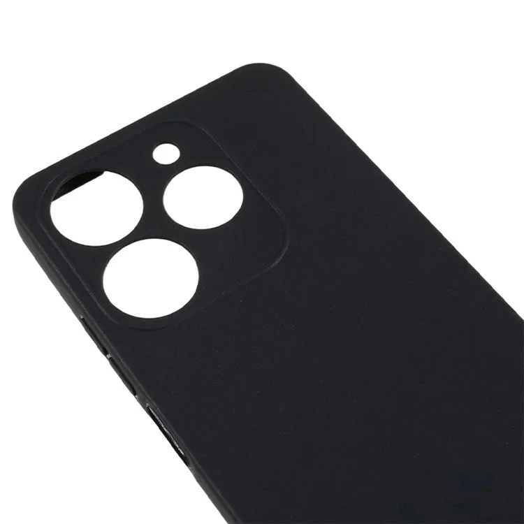 Para TECNO Spark 10 Pro Acabamento Fosco Capa de Telefone Caso Proteção Anti-Risco TPU Capa de Telefone - Preto