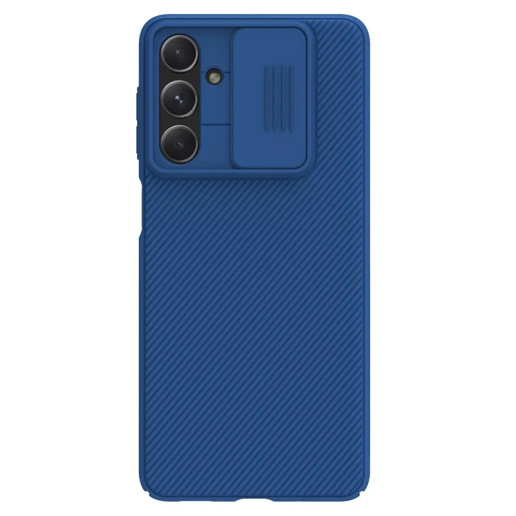 NILLKIN CamShield para Samsung Galaxy M54 5G / F54 5G Capa de telefone de PC duro Slide Lens Protection Anti-drop Cover - Azul