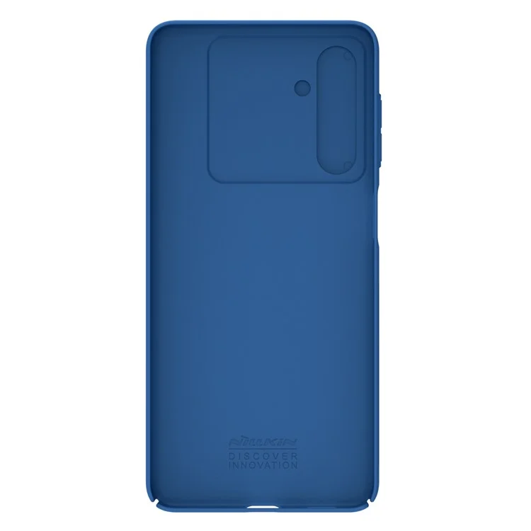 NILLKIN CamShield para Samsung Galaxy M54 5G / F54 5G Capa de telefone de PC duro Slide Lens Protection Anti-drop Cover - Azul
