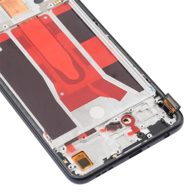 Pour OPPO Reno3 5G / Reno3 Youth / F15 / Find X2 Lite / K7 (2020) Écran LCD de qualité C et ensemble de numériseur + cadre (technologie TFT) (sans logo) - Noir