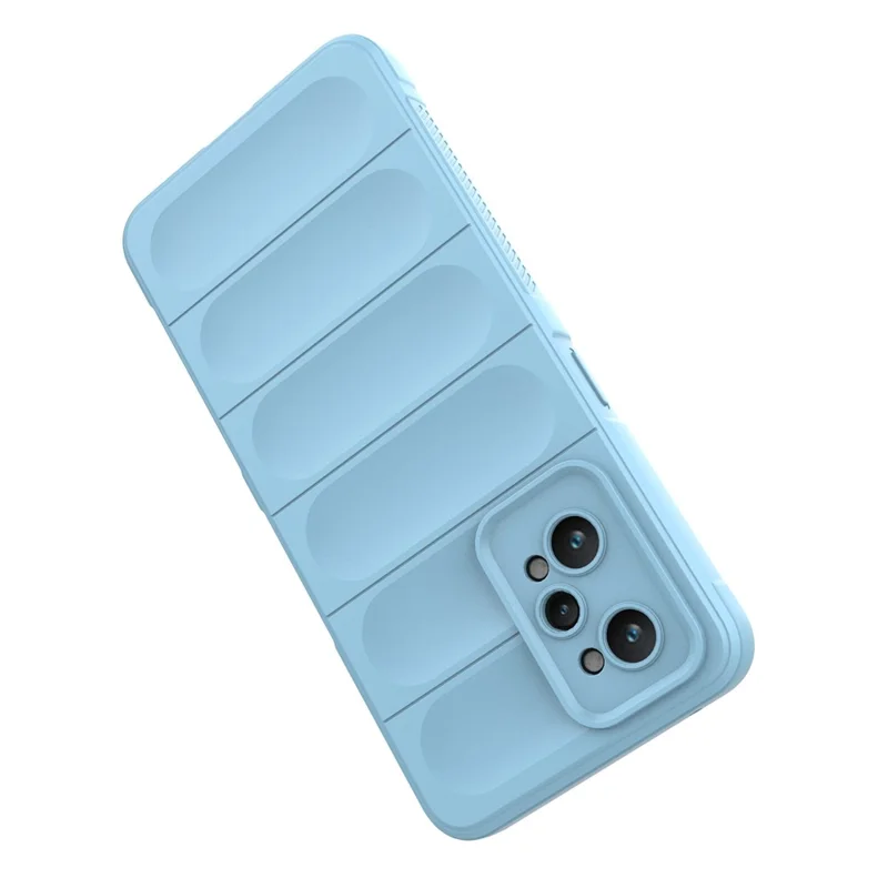 For Realme GT2 Soft TPU Rugged Phone Case Drop-Proof Protective Cover - Baby Blue