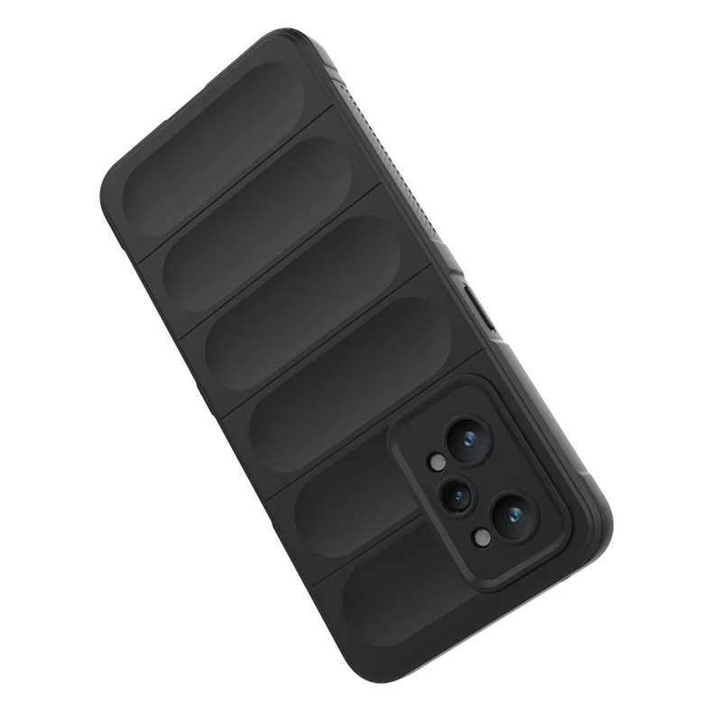 For Realme GT2 Soft TPU Rugged Phone Case Drop-Proof Protective Cover - Dark Grey