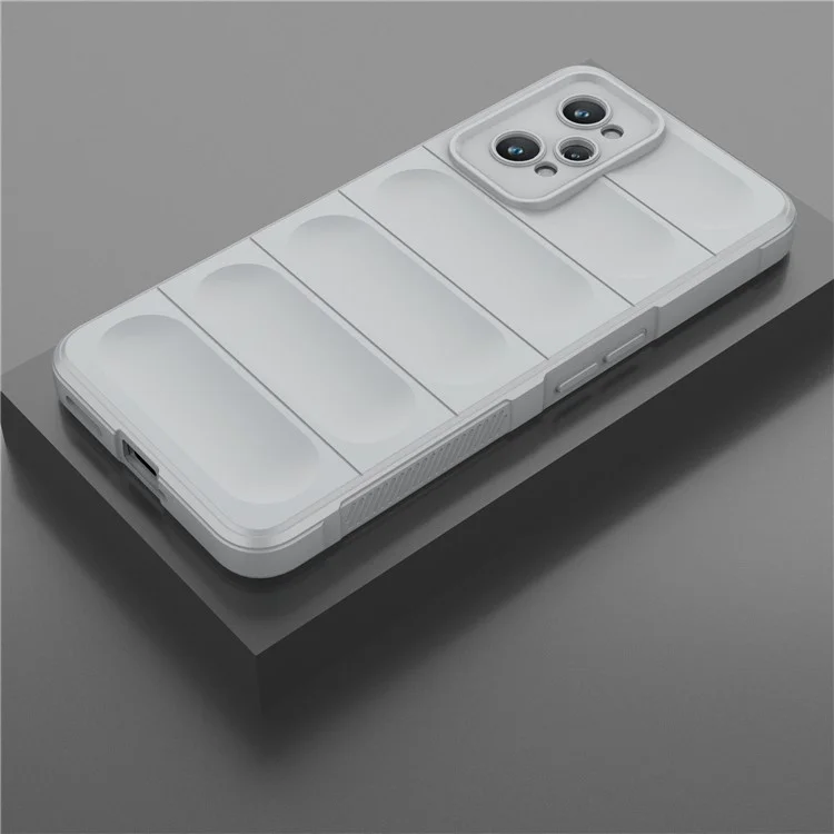 Para Realme GT2 Funda de teléfono móvil de TPU suave y resistente a los golpes - Gris claro