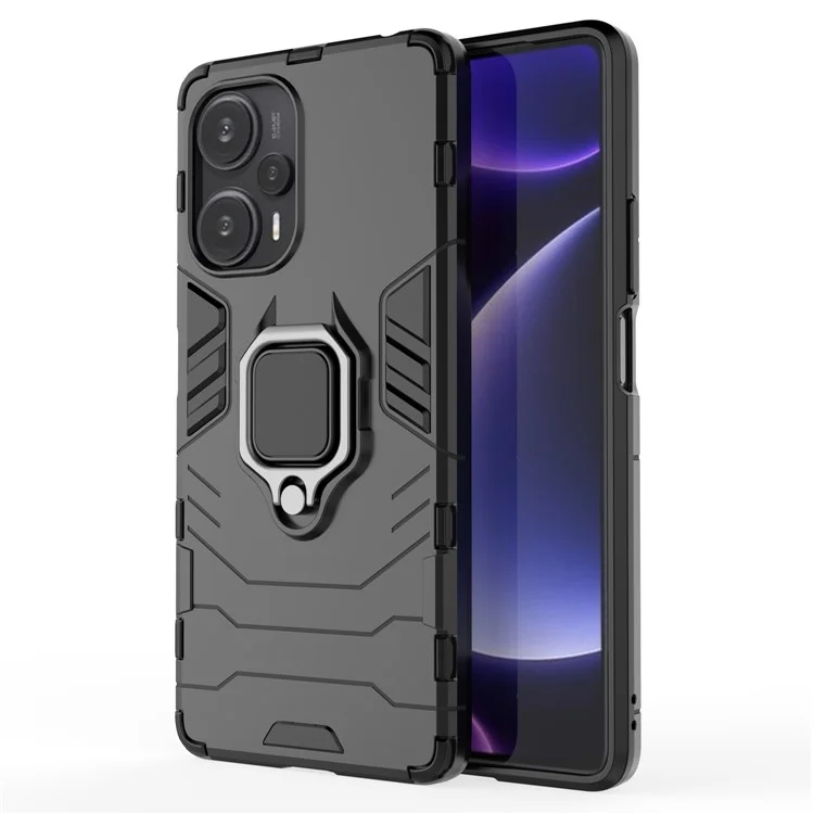 Для Xiaomi Redmi Note 12 Turbo Soft TPU Hard PC Shock -reseep Cover Doster Chase Cash - Черный