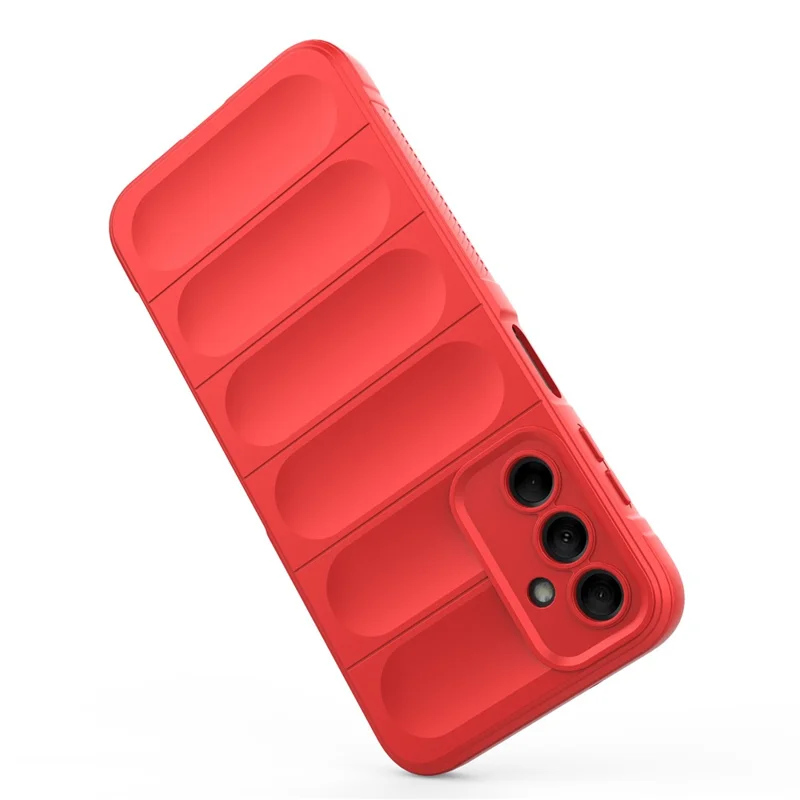 Per Samsung Galaxy M14 5G Custodia Telefono a Prova di Caduta Custodia Posteriore Morbida in TPU - Rosso