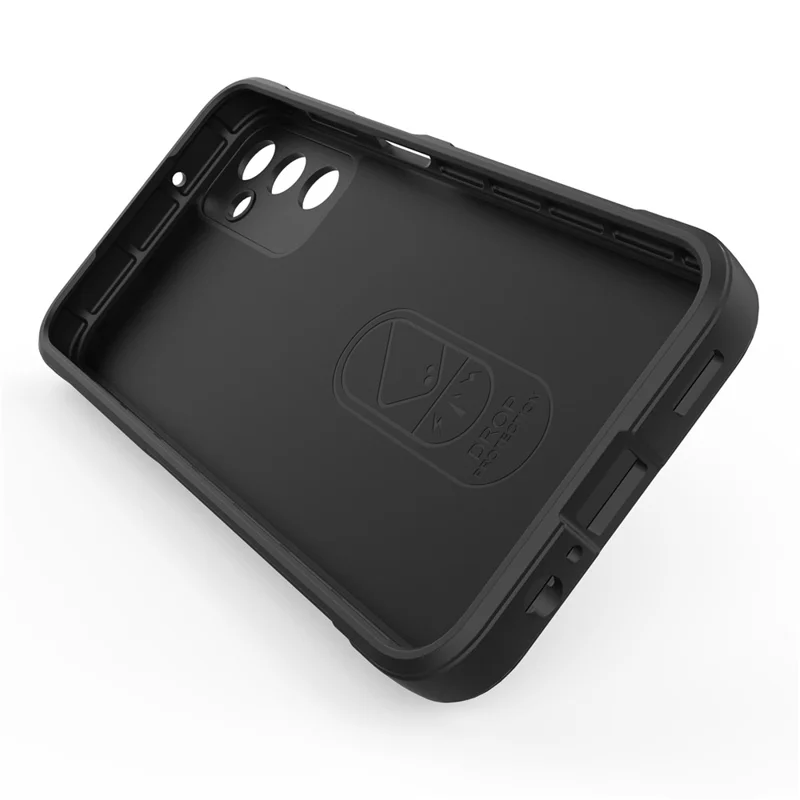 Para Samsung Galaxy M14 5G Capa de Telefone à Prova de Choque Resistente Capa Traseira de TPU Macio - Cinza Claro