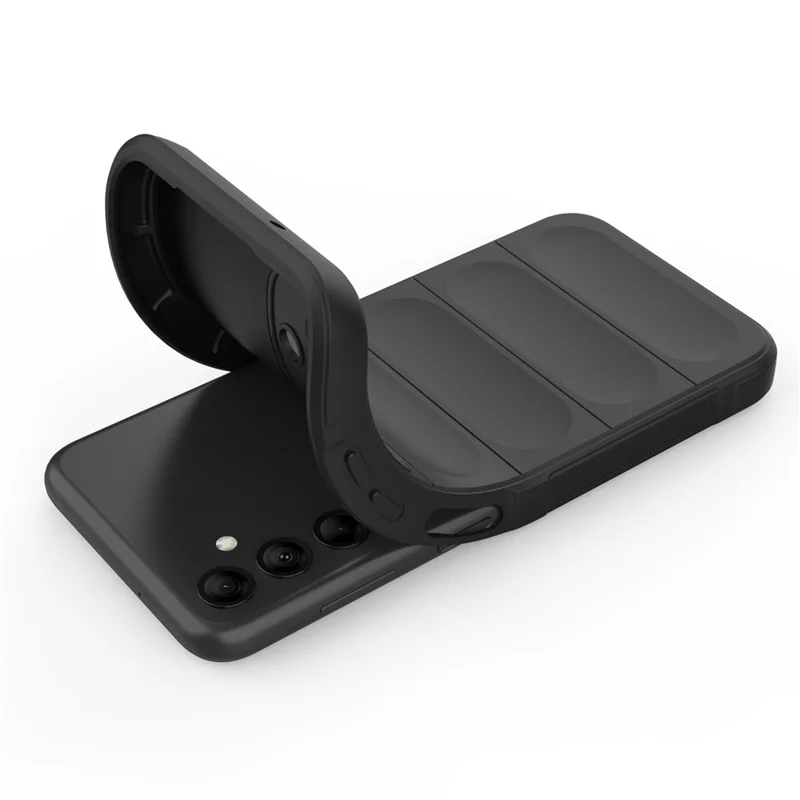 For Samsung Galaxy M14 5G Rugged Drop-proof Phone Case Soft TPU Back Cover - White