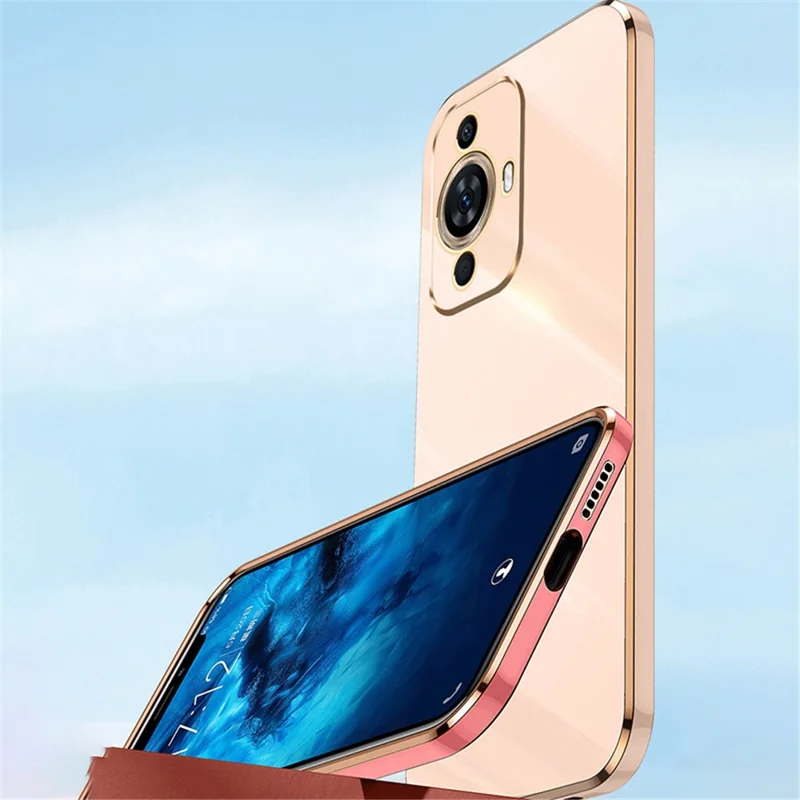XINLI For Huawei nova 11 Pro / nova 11 Ultra Precise Lens Cut-out Phone Case TPU Electroplating Drop-proof Cover - Blue