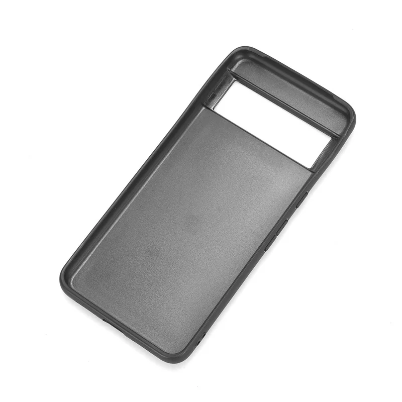 Per Google Pixel 8 Custodia in pelle PU con rivestimento in TPU+PC Texture in pelle di mucca Custodia antishock - Nero