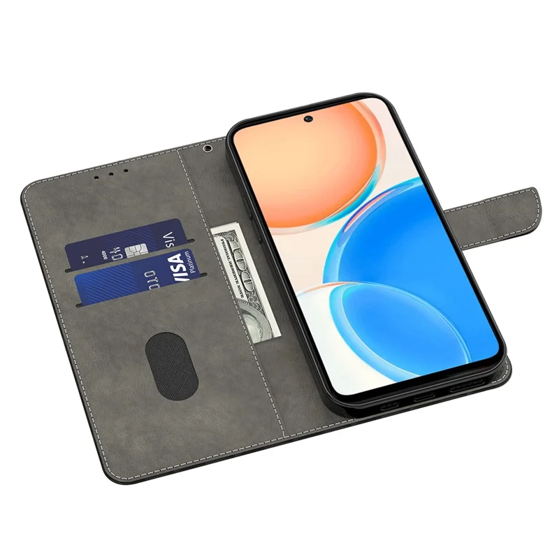 For Honor Magic5 Lite 5G / X40 5G / X9a 5G 3D Pattern Printing PU Leather Wallet Cover Phone Shell with Strap - Color Mandala