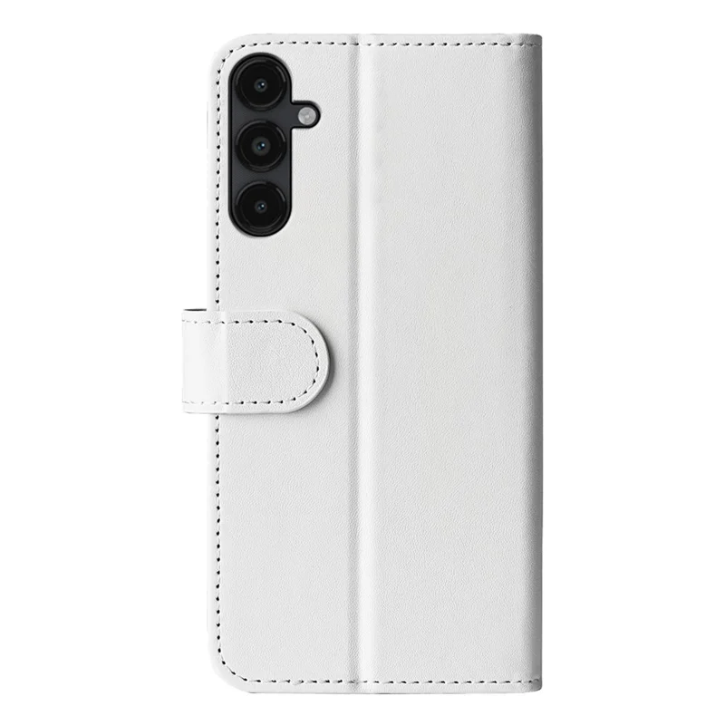 Per Samsung Galaxy M14 5G Custodia Telefonica in Pelle Texture Crazy Horse Supporto Portafoglio - Bianco